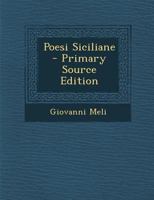 Poesi Siciliane 128939654X Book Cover