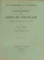 Les Grammairiens Et La Phonetique Ou l'Enseignement Des Sons Du Francais 2711642194 Book Cover