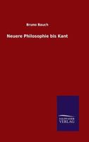 Neuere Philosophie Bis Kant 3846024341 Book Cover