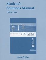 Student Solutions Manual for Essentials of Statistics 0321641515 Book Cover