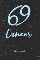 Zodiac Sign Cancer Notebook: Astrology Journal, Horoscope Notepad, Diary, 120 Pages, blanc Dot Grid, 6" x 9" 1670071383 Book Cover