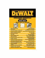 Dewalt Operaciones Matematicas Para Obras Quick Check 0840021933 Book Cover