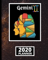 Gemini: Zodiac Sign 2020 Planner, Celestial Galaxy Astrology Horoscopes 1-Year Daily, Weekly and Monthly Organizer With Calendar (8 x 10) 1671515897 Book Cover