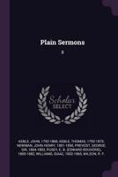 Plain Sermons: 8 1378700015 Book Cover