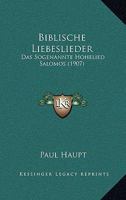 Biblische Liebeslieder. 1167542320 Book Cover