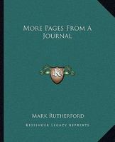 More Pages from a Journal 1419135236 Book Cover