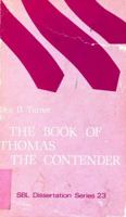 Book of Thomas the Contender (Dissertation series ; no. 23) 0891300171 Book Cover
