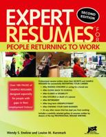 Expert Resumes for People Returning to Work (Expert Resumes) 1563709112 Book Cover