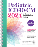 Pediatric ICD-10-CM 2024, 9th Edition 161002687X Book Cover