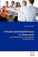 Private Sicherheitsfirmen in Österreich 3639268873 Book Cover