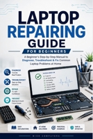 Laptop Repairing Guide (Basic): A Beginner’s Step-by-Step Manual to Diagnose, Troubleshoot & Fix Common Laptop Problems at Home (Practical IT Hardware Repair Guide Series) B0GVF9R2VB Book Cover