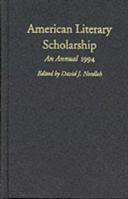 American Literary Scholarship, 1994 0822318105 Book Cover