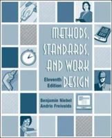 Niebel's Methods, Standards, & Work Design 0072468246 Book Cover