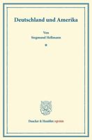 Deutschland Und Amerika 3428164393 Book Cover