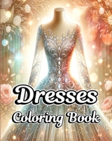 Dresses Coloring Book: Fashion Clothes Illustrations with Vintage and Modern Designs for Adults B0CQ53FK4H Book Cover