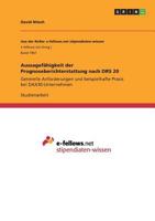 Aussagefähigkeit der Prognoseberichterstattung nach DRS 20: Generelle Anforderungen und beispielhafte Praxis bei DAX30-Unternehmen 3668254095 Book Cover