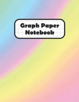 Graph Paper Notebook: Unicorn Rainbow Multi Colors Grid Paper Quad Ruled 4 Squares Per Inch Large Graphing Paper 8.5" By 11" 1088720501 Book Cover