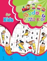 Sudoku Puzzle Book for Kids: Children's Activity Book - Brain Games for Clever Kids to Exercise Your Mind - with Solutions - Large Print - One Sudo B097BXXSQJ Book Cover