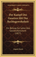 Der Kampf Des Gesetzes Mit Der Rechtsgewohnheit 3743415461 Book Cover