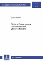 Effiziente Steuersysteme Und Internationaler Steuerwettbewerb 3631501080 Book Cover