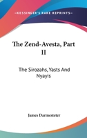Zend-Avesta Part II 1432513036 Book Cover
