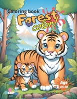 forest to color: Coloring Book B0CR7S3F5F Book Cover