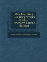 Beschreibung Des Bergreviers Wied... 1021561150 Book Cover