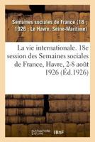 La vie internationale, sommaire des leçons 2329042000 Book Cover