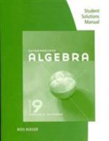 Student Solutions Manual for McKeague's Intermediate Algebra, 8th 0495382671 Book Cover