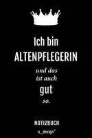 Notizbuch f�r Altenpfleger / Altenpflegerin: Originelle Geschenk-Idee [120 Seiten kariertes blanko Papier] 1709958219 Book Cover