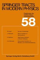 Springer Tracts in Modern Physics: Ergebnisse der exakten Naturwissenschaften 3662155907 Book Cover