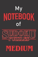 Medium Sudoku Puzzles: 202 9x9 Grid,, instructions & solutions. All Ages USA Edition. Gift this strange thing to friends, fans that marvel popular TV ... levels. Fun activity time! (Strange Sudoku) 1713363097 Book Cover