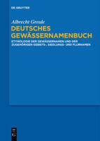 Deutsches Gew�ssernamenbuch 3110578913 Book Cover