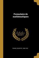 Formulaire de Math�matiques 0274868148 Book Cover