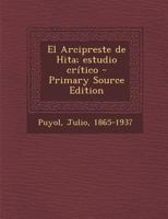 El Arcipreste De Hita 1019049065 Book Cover