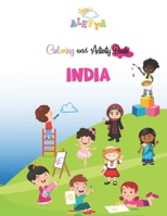 Coloring & Activity Book - India B0CJDDKWY3 Book Cover