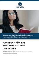 Handbuch Für Das Analytische Lesen Des Textes (German Edition) 6207709047 Book Cover