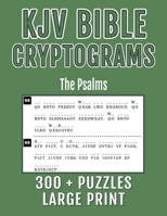 KJV Bible Cryptograms Large Print: The Psalms 1968358072 Book Cover