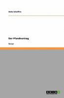 Der Pfandvertrag 3640358783 Book Cover