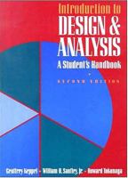 Introduction to Design and Analysis: A Student's Handbook (A Series of Books in Psychology) 0716723212 Book Cover