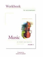 Wkbk Music in Theory and Practice Vol 2 plus Finale software 007284535X Book Cover