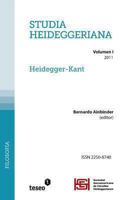 Studia Heideggeriana: Vol. 1 - Heidegger-Kant 1479134821 Book Cover