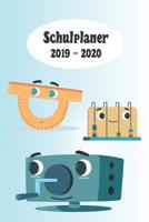 Schulplaner 2019 - 2020: Happy Schulzubeh�r das hausaufgabenheft 2019 - 2020 f�r das neue schuljahr; mit kalender, stundenplan f�r jedes semester, wochenplaner, kontaktliste und geburtstags termine, m 1079346090 Book Cover