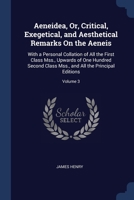 Aeneidea: Or Critical, Exegetical, and Aesthetical Remarks on the Aeneis (Cambridge Library Collection - Classics) 1108063926 Book Cover