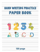 Hand Writing Practice Paper Book: Writing Paper for kids with Dotted Lined | 120 pages 8.5x11 Handwriting Paper Book | Writing Practice Book to Words & Sentences 1677504560 Book Cover