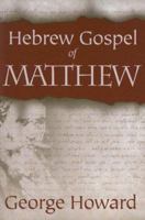 Hebrew Gospel of Matthew 0865549893 Book Cover