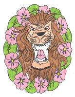 The History of Lions: By creative-creations-presents.com educational coloring activity books for adults and children. 1523693207 Book Cover