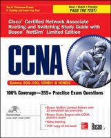 CCNA Cisco Certified Network Associate Routing and Switching Study Guide (Exams 200-120, Icnd1, & Icnd2), with Boson Netsim Limited Edition 0071832084 Book Cover