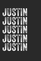 Name JUSTIN Journal Customized Gift For JUSTIN A beautiful personalized: Lined Notebook / Journal Gift, Notebook for JUSTIN,120 Pages, 6 x 9 inches, Gift For JUSTIN, Personal Diary, JUSTIN, Personaliz 1678460567 Book Cover