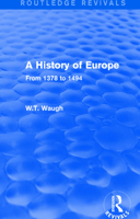 A History of Europe: From 1378 to 1494 1138658987 Book Cover
